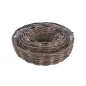 Preview: Pflanzringe aus Rattan dunkel 26/31cm 2er Set